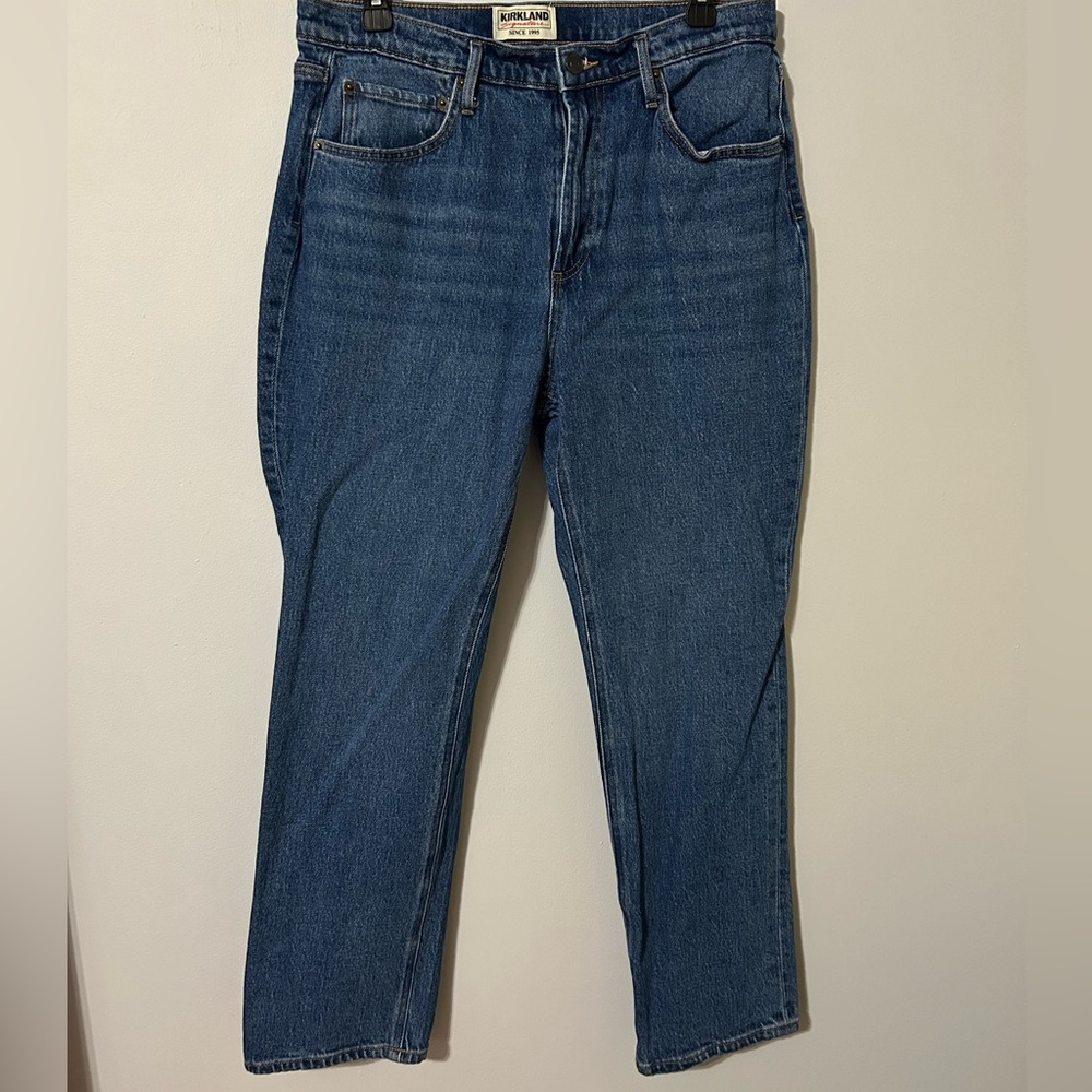 Kirkland Signature Women's Blue Straight Leg Jeans